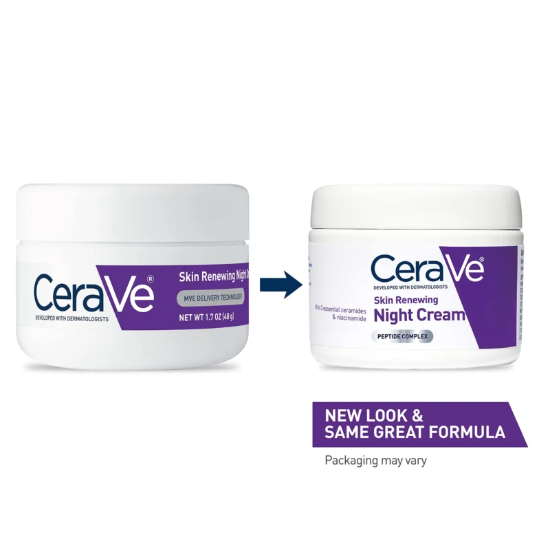 CeraVe Skin Renewing Night Cream - Anti-Aging Face Cream