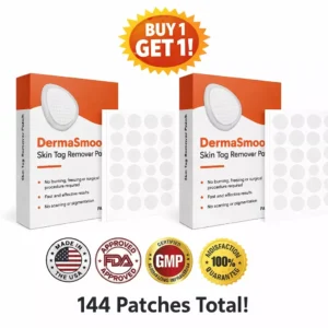 Derma Smooth skin tag removal patches for clear skin, available for online shopping in Pakistan at the best price.