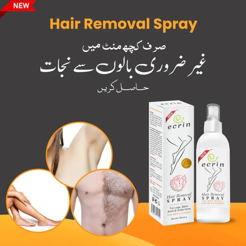 Ecrin Hair Removal Spray - Painless Hair Remover in Pakistan