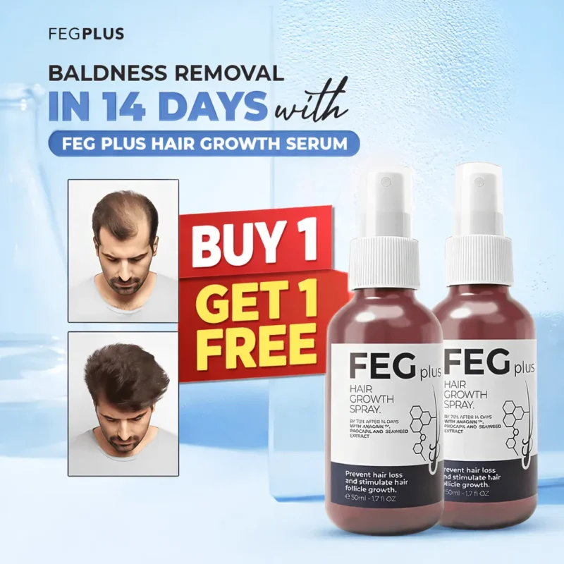 FEG Plus Hair Growth Spray - Buy 1 Get 1 Free | Best Hair Care