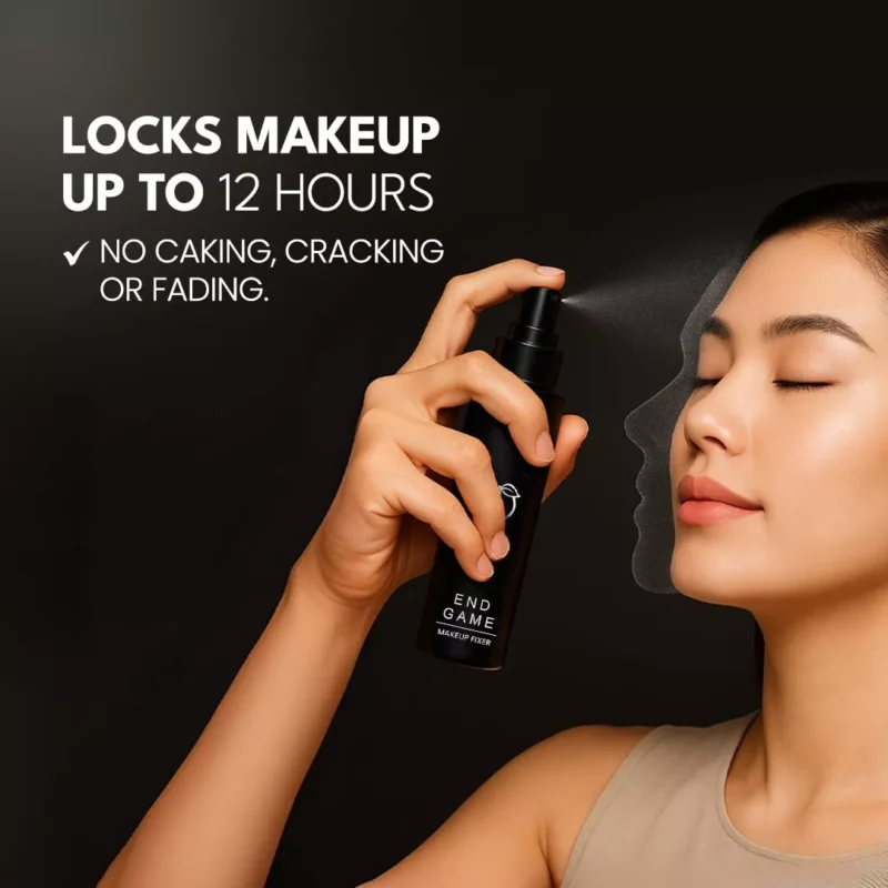 Flicka End Game Vitamin C Makeup Fixer for long-lasting dewy makeup in Pakistan, available for online shopping in Pakistan. - View 5