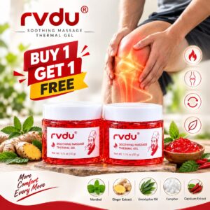 RVDU Warming Soothing Massage Gel for Muscles & Joints (BUY 1 GET 1 FREE - Pack of 2)